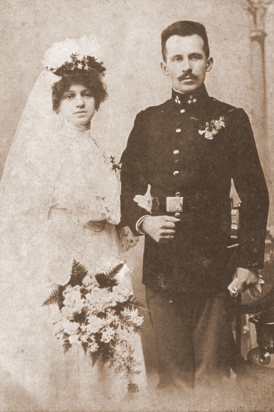 Fotografia ślubna Emilii i Karola Wojtyłów